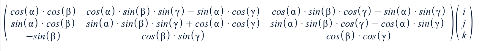 Rotation Matrix